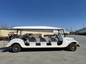 RENQI Klassisches Vintage-Sightseeing-Patrouillenfahrzeug 72V Batterie Anpassbare Farbe Stahlplatten-Karosserie für den Hausgebrauch 10-14 Sitzplätze - Product Image 5