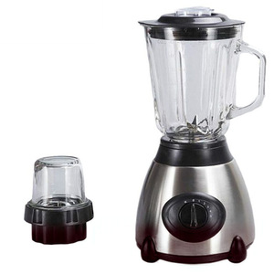 เครื่องปั่นพร้อมเครื่องบด 1.5 ลิตร สแตนเลสสตีล 18000 รอบต่อนาที เครื่องคั้นน้ำผลไม้ เครื่องบดเครื่องเทศ ไฟฟ้า 220V ปลั๊ก EU UK - Product Image 1