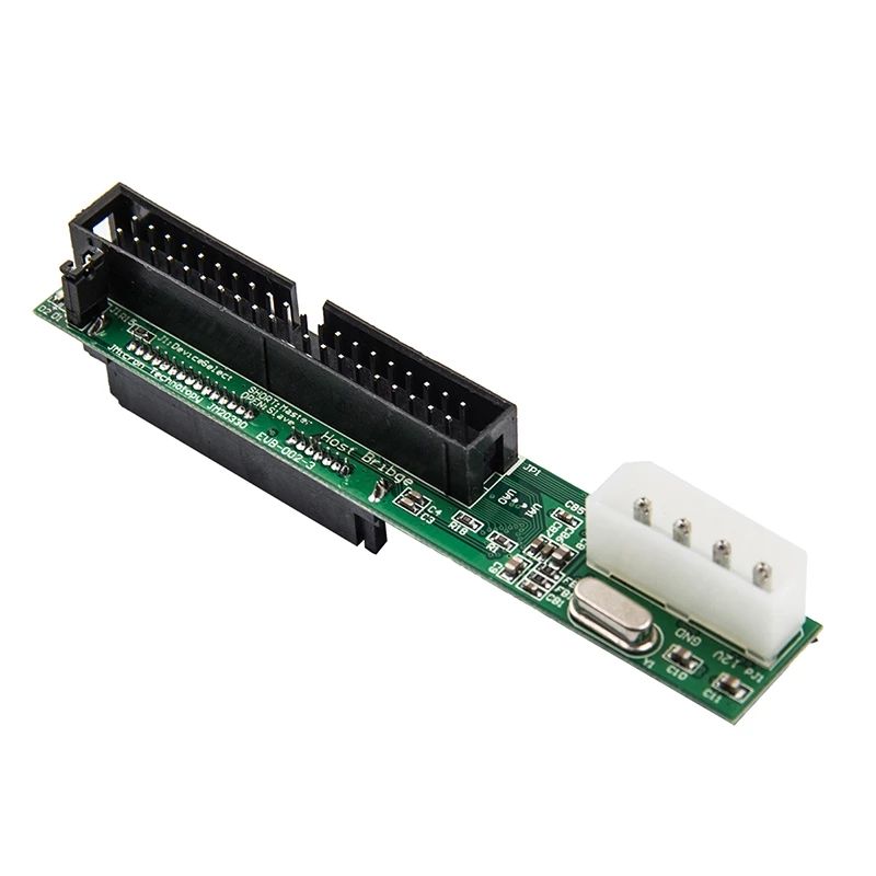 Sata to IDE Adapter Converter Sata Female to Inch IDE Male  40 Pin Port Support ATA 133 100 SSD HDD CD DVD Serial