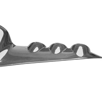 Capot de protection anti-poussière en fibre de carbone véritable pour prise de courant AC, accessoires intérieurs pour Ferrari F12