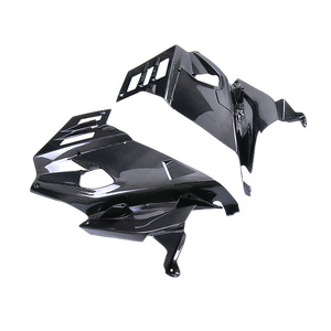 Panneau latéral et panneau de revêtement de carrosserie en fibre de carbone 3K noir brillant Eska pour la modification/amélioration de la moto Aprilia Apulia RS660 - Product Image 2