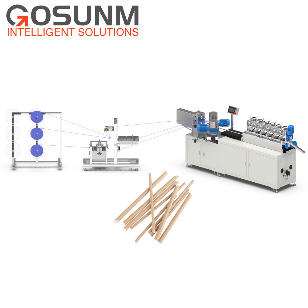 Автоматическая Бумажная машина для изготовления трубочек для питья со скоростью до 60 м/мин Servo по индивидуальному заказу питания внешние части по выгодной цене сенсорный дизайн магазина