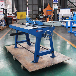 <span class=keywords><strong>Cisaille</strong></span> <span class=keywords><strong>à</strong></span> guillotine manuelle de 1250 mm pour la découpe de tôles de conduits HVAC - Product Image 6
