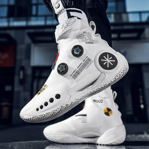 <span class=keywords><strong>Scarpe</strong></span> da <span class=keywords><strong>Basket</strong></span> <span class=keywords><strong>Wade</strong></span> Way High-Top per Bambini, Adulti e Adolescenti, Invernali, in Rete, Nere e Bianche, con Fibbia Rotante, Suono di Frizione, Tendenza Moda - Product Image 3