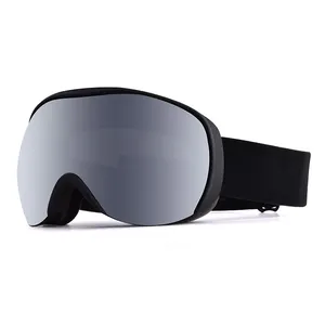 משקפי סקי HUBO PRO - משקפי סנובורד ללא מסגרת לגברים ונשים, משקפי סקי חורף OTG, משקפי שלג עם 100% הגנה