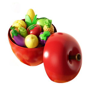 LEZA BABY Set Giocattolo Cucina per Bambini di Alta Qualità, Giochi di Taglio con Frutta e Verdura per Neonati - Product Image 1