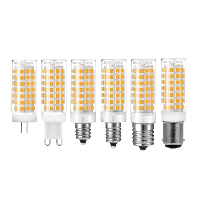 LED Dimmable Corm Lamp Bulb Candle Saving Light Lighting G4 G9 E11 E12 E14 E17 BA15D 10W Marm Cold White SMD2835 OEM ODM
