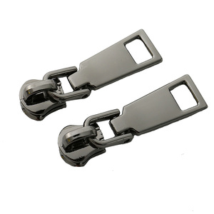 Hengda Fabriek Op Maat Gemaakte Hoge Kwaliteit Zinklegering 2-koppige Rits Dubbele Rits Schuif voor Trolleytas Ritsentrekkers - Product Image 3