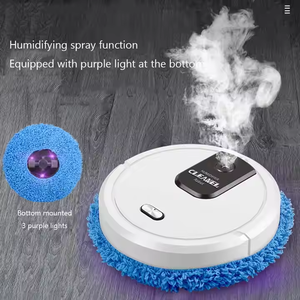 <span class=keywords><strong>Robot</strong></span> Ménager Automatique Aspirateur Laveur Sec et Humide avec Spray, Filtre HEPA, Batterie USB, Moteur à Brosse, Navigation LDS et Prise USB - Product Image 3