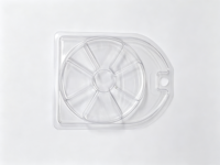 Emballage sous blister en PET anti-rayures haute transparence pour leurres durs et cuillères, pour matériel de pêche haut de gamme, impression personnalisée de logo et de code-barres