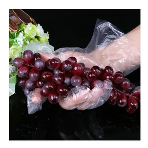 High Quality Transparent HDPE Thickened Clear Plastic Gloves Soft for Food Washing and Summer Use 100pcs MOQ for Household Use