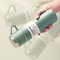 Mug de voyage en acier inoxydable 304 à double paroi, écologique, antidérapant, avec logo personnalisé, boîte cadeau, isolation de 6 à 12 heures