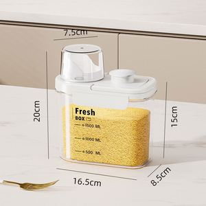 Transparent <b>Plastic</b> Food Grade <b>Storage</b> Jar with Lid Household Fresh-Keeping Grain <b>Storage</b> <b>Box</b> - Product Image 6