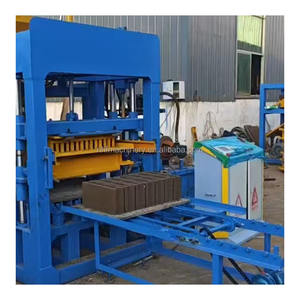 Máquina para Fabricar Ladrillos QT4-15S <span class=keywords><strong>2025</strong></span>, Venta Directa de Fábrica, Máquina Automática para Fabricar Ladrillos de Hormigón Huecos y Sólidos con Sistema de Enclavamiento - Product Image 1