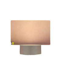 Tableau lumineux LED en acrylique vierge USB pour messages, notes, bricolage, effaçable, lumière de nuit 3D, base rectangulaire, lumière de table créative