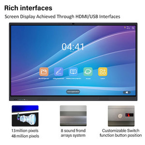 Pantalla LCD de 65 85 y 98 pulgadas, pantalla táctil, Panel plano interactivo, pizarra blanca interactiva de 75 pulgadas, tablero inteligente Digital para <span class=keywords><strong>aula</strong></span> - Product Image 4