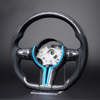 Volant en fibre de carbone pour BMW E90 E91 E92 E93 E87 E70 E71 F30, volant sport M3 personnalisé pour voiture