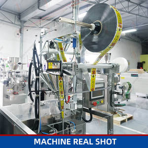 Machine d'emballage automatique de sachets verticaux à coins arrondis pour thé instantané <span class=keywords><strong>et</strong></span> poudre de café - Product Image 3