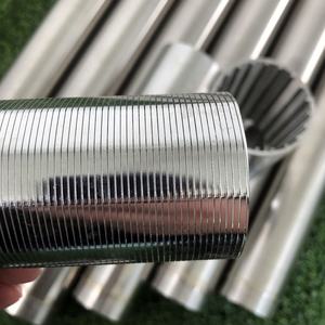 Ranura <span class=keywords><strong>BTO</strong></span> 0.5 mm Pantalla de pozo Pell Pell tubería de acero inoxidable Pantalla de alambre de alambre de cuña Johnson Filtro d - Product Image 3