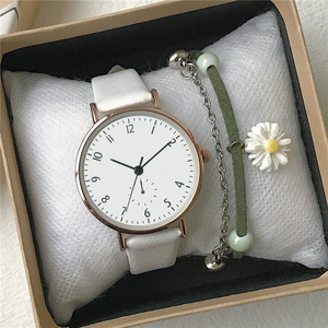 นาฬิกาข้อมือผู้หญิง IStapromo รุ่นใหม่ สายโลหะผสม หน้าปัดสีหวาน ดีไซน์หรูหรา สายหนัง ควอตซ์ ลำลอง สำหรับผู้หญิง - Product Image 6