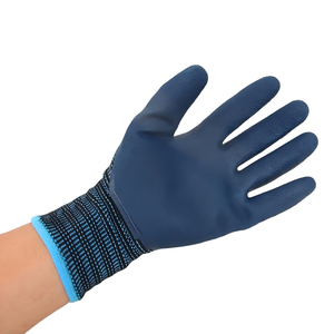 Gants de travail de sécurité agricole durables et résistants à la déchirure, en mousse enduite de <span class=keywords><strong>latex</strong></span> naturel, texture de doigt, 25 cm, personnalisables - Product Image 2