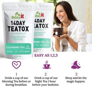 <span class=keywords><strong>14</strong></span> días de desintoxicación japonés de hierbas, té para adelgazar 100% seguro <span class=keywords><strong>sin</strong></span> efectos secundarios Etiqueta Privada de té para adelgazar - Product Image 3