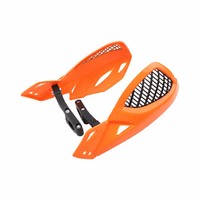 Paire de protège-mains universels réglables et durables en maille avec support en plastique pour moto tout-terrain, VTT et motocross, déflecteur de guidon pare-vent