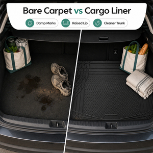 Alfombrilla para Maletero de Coche XL, 140x110cm, 18mm de Grosor, PVC Resistente con Rayas, Protector de Carga, Envío Directo desde la UE, Ajustable a la Medida, Disponible en Polonia - Product Image 5