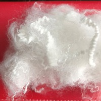 Relleno de Fibra Reciclada 100% Poliéster, Resistente a la Abrasión, para Juguetes de Peluche, Edredones y Almohadas, 4Dx51mm, Bajo Punto de Fusión, Esponjoso y con Rebote