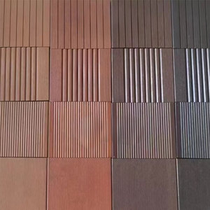 <span class=keywords><strong>Suelo</strong></span> de Bambú Tejido Natural, Resistente al Agua, Parqué para Exteriores, Instalación Flotante, Tratamiento de Superficie Color Carbón - Product Image 1