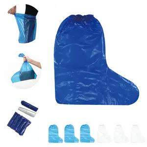 Couvre-chaussures de camping jetables réutilisables pour la peau en plastique de qualité chinoise