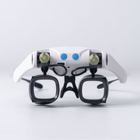 Head-mounted LED Light USB Rechargeable Magnifying Glass Lens Watch Mechanical Electronics Repair Jewelry Appraisal