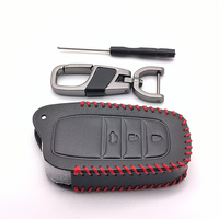 Housse de protection de porte-clés en cuir pour Toyota Land Cruiser LC300 Fortuner Hilux Harrier Camry Mirai Corolla Venza