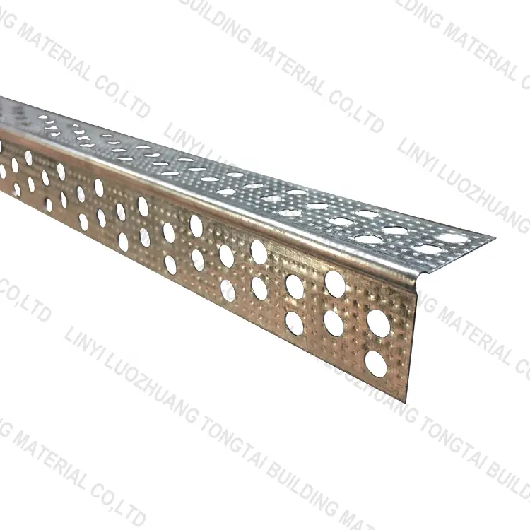 Profili per cartongesso in acciaio zincato perlina angolare in metallo forato R angoli di parete protezioni angolari