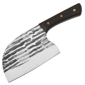 Couteau à découper forgé en acier inoxydable, lame de 8 à 9,9 pouces, manche en bois, couteau de cuisine forgé à la main, outil pour hacher les os - Product Image 2