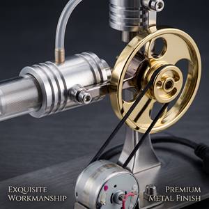 Kit de Modèle de <span class=keywords><strong>Moteur</strong></span> <span class=keywords><strong>Stirling</strong></span> à <span class=keywords><strong>Basse</strong></span> <span class=keywords><strong>Température</strong></span>, Jouet Éducatif d'Expérience Scientifique en Physique, <span class=keywords><strong>Moteur</strong></span> à Vapeur pour Démonstration en Laboratoire, Cadeau pour Enseignants - Product Image 3