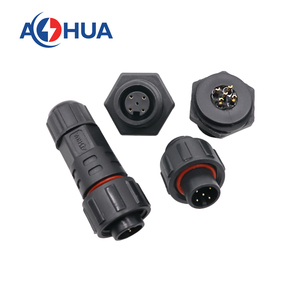 Aohua 2 3 4 <span class=keywords><strong>5</strong></span> 6 broches mâle femelle connecteur de câble connecteur <span class=keywords><strong>circulaire</strong></span> à montage sur panneau connecteur électrique 300V 110V - Product Image 3
