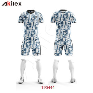 เสื้อฟุตบอลชุดทีมฟุตบอลเสื้อฟุตบอลพิมพ์ลายซับลิเมชันออกแบบได้ตามต้องการ - Product Image 4