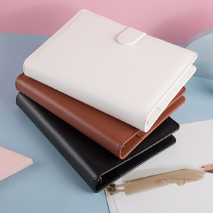 Biểu Tượng Tùy Chỉnh A5 A6 Vòng Chất Kết Dính Với Khóa Từ Khe Cắm Thẻ Bút Vòng Lặp Máy Tính Xách Tay Nhật Ký Tạp Chí Bìa Cao Cấp Quà Tặng Da - Product Image 3