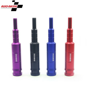 Bride Gear <b>Shift</b> <b>Knob</b> Adapter Aluminum Adjustable Universal Car Modification Part Purple Black Blue Red - Product Image 1