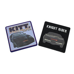 Customized Film Movie Collection Car Element Coaster <b>Set</b> <b>Square</b> Plastic Mats Retro Design Non-Slip Cup Pad - Product Image 2