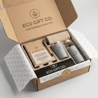 Ensemble cadeau d'entreprise personnalisé, kit quotidien durable avec sac fourre-tout en RPET, gobelet réutilisable, carnet écologique, stylo en bambou