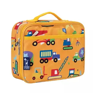Индивидуальная изолированная сумка для ланча, изолированная термическая цветная школьная Детская сумка-холодильник для ланча