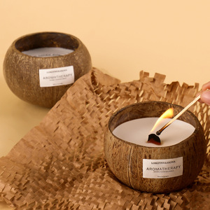 Velas aromáticas artesanales de cera de coco y soja, regalos de recuerdo, decoración para el hogar, velas perfumadas personalizadas de lujo con logotipo. - Product Image 4