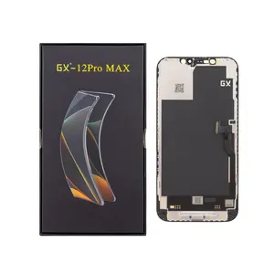 GX OLED LCD Display per iphone 12 Pro Max Real GX AMOLED Display LCD Touch Screen Digitizer assemblaggio per iphone 12 Promax