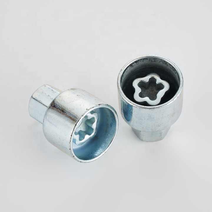 M14*1.25 high quality anti-theft wheel bolt steel black safety  