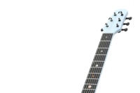 Gitar Elektrik Pintar Natasha Nebula 6 Senar dengan Efek Suara Terintegrasi, Finishing Matte Serat Karbon, Model Pemula 22 Fret Aktif