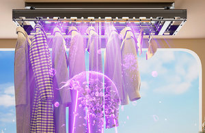 Intelligent balcony home remote control lifting clothes rack, automatic drying integrated electric clothes rack - Product Image 4