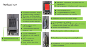 Cámara Inteligente para Vehículos D02 con Sistema de IA DMS/ADAS/BSD, Seguridad en Tiempo Real, Voz Bidireccional, SOS, Monitoreo con Múltiples Alarmas y Grabación de Video - Product Image 3