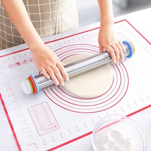 40*30 CM Silicone Baking <b>Mat</b> Baking Tools Silicone Baking Pastry <b>Rolling</b> Dough With Measurements - Product Image 4